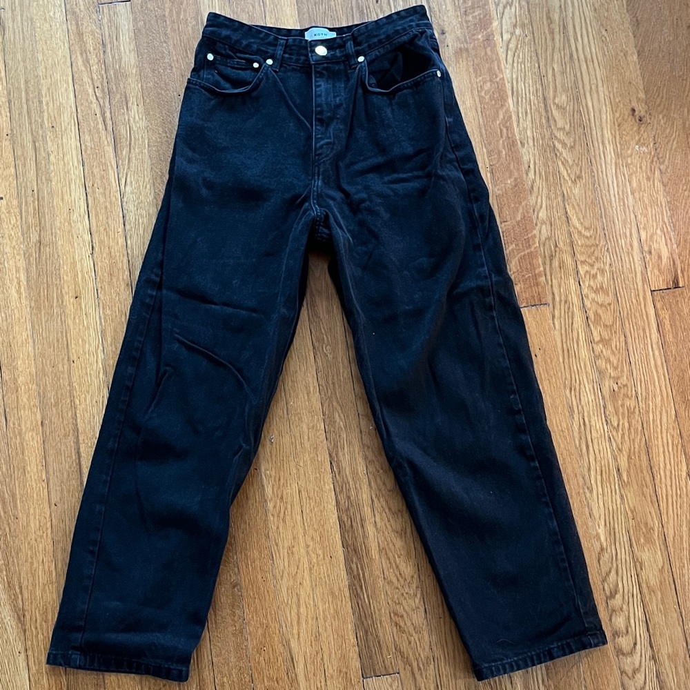 Antifit Black Denim Pants